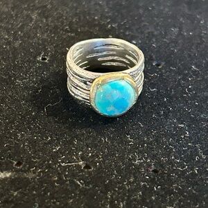 NWT Grace&Heart Sterling/turquoise Ring